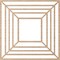 Ekena Millwork Raven Wood Fretwork Pierced Ceiling Medallion, Alder, 20"OD x 7 3/8"ID x 3/8"T CMWP20X20X0375RAAL - alternate 5